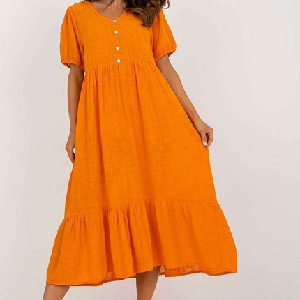 Romantic Ruffle Hem Heart Dress