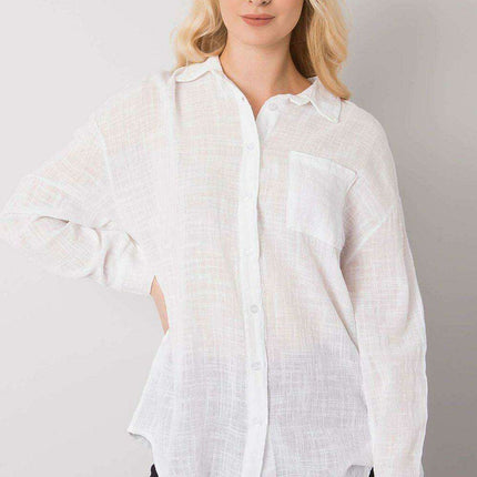 Bella's Elegant Cotton Long Sleeve Top