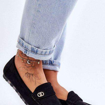 Eco-Friendly Rhinestone Moccasins 180116