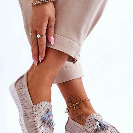 Elegant Leather Moccasins - Model 180118