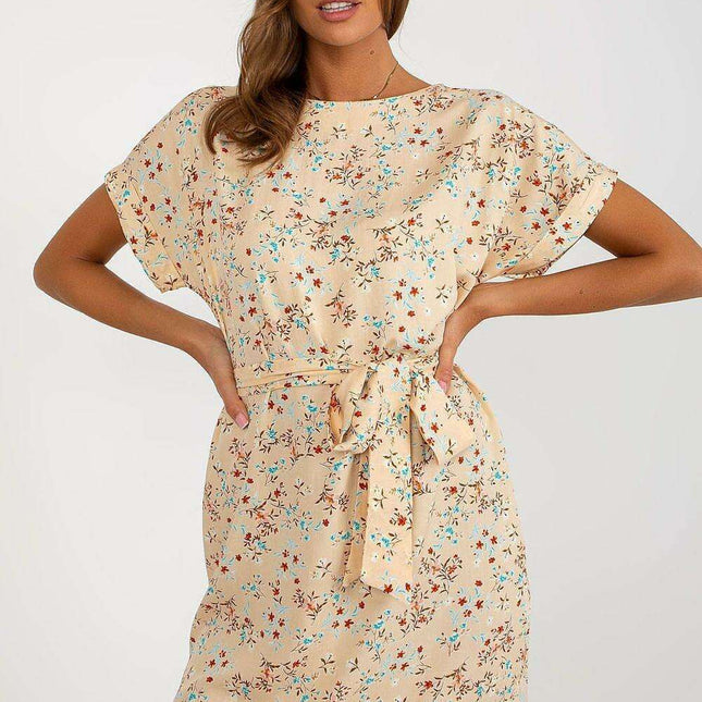 Chic Parisian Floral Day Dress Effortless Summer Style