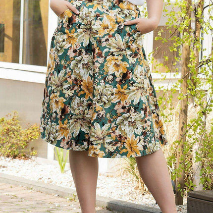 Chic Stretch Cotton Maxi Skirt for Effortless Elegance