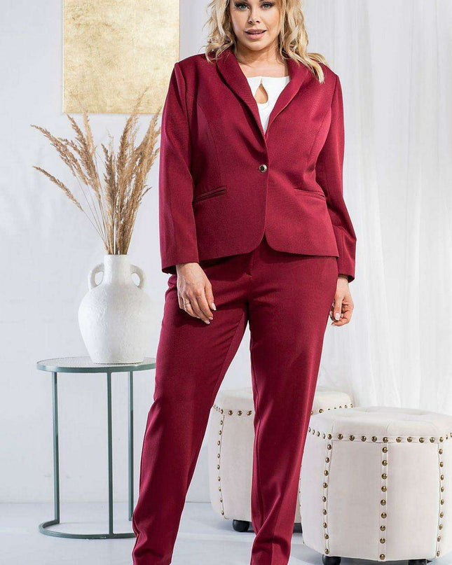 Karko Curvy Women's Stretch Blend Jacket - Sizes 38-56 Available