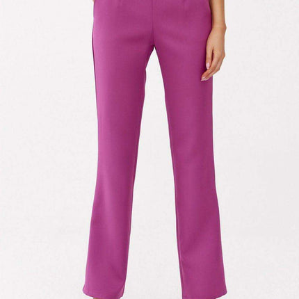 Elegant Women's Tailored Polyester Pants with Custom Fit Options