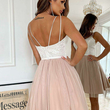 Elegant Viscose Blend Formal Gown