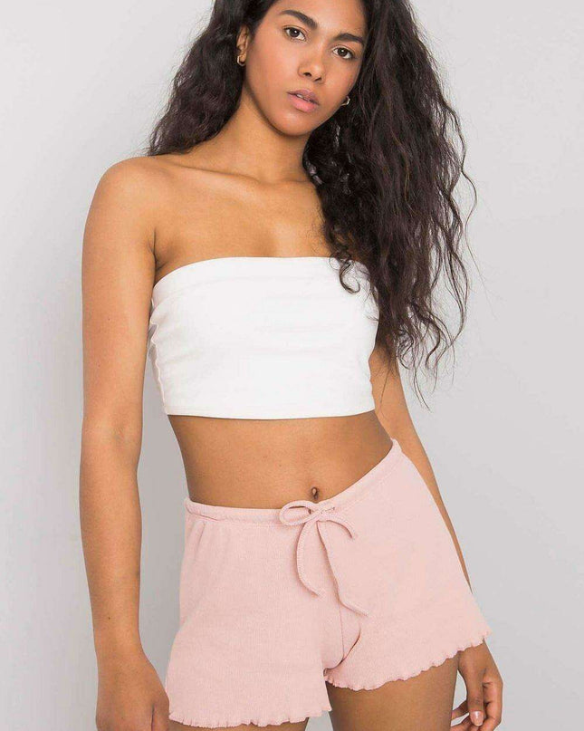 Chic Cotton Blend Parisian Shorts Breathable Stretch Fit