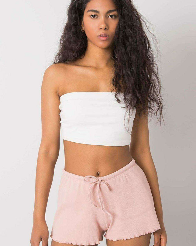 Chic Cotton Blend Parisian Shorts Breathable Stretch Fit