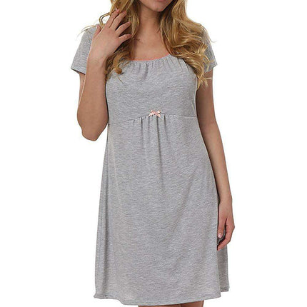 Elegant Italian Maternity Nightshirt - Comfortable and Stylish for Expecting Mothers