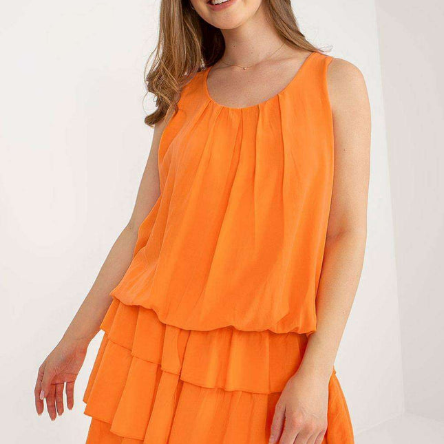 Sunny Daydream Viscose Sleeveless Dress - Stylish and Breezy Summer Essential