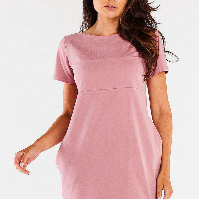 Sunlit Serenity Mini Dress - Effortless European Style