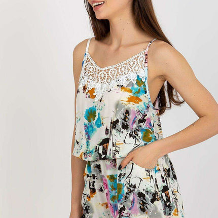 Sophisticated Lace-Trimmed Summer Jumpsuit with Sweetheart Cut