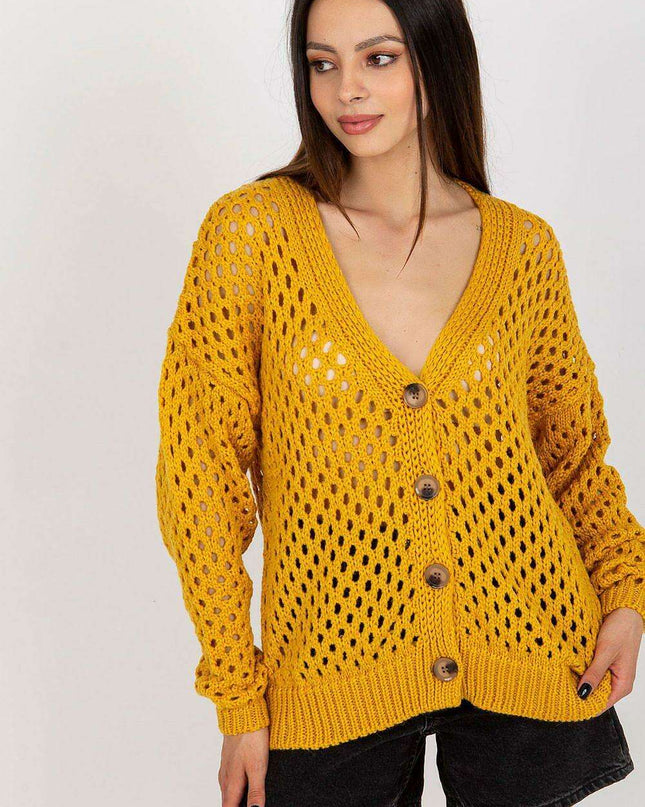 Chic Button-Up Knit Cardigan for Women
