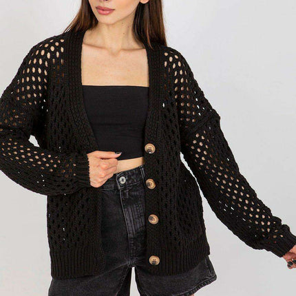 Chic Button-Up Knit Cardigan for Women