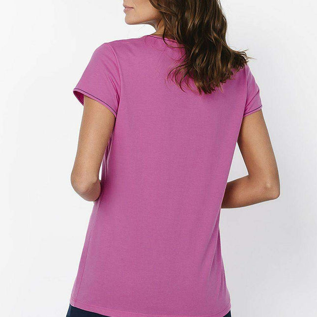 Charming Italian Summer Pajama Set - Ontega's Luxurious Cotton Loungewear