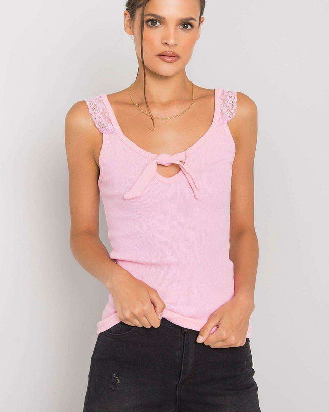 Elegant Lace-Trimmed Strapless Top