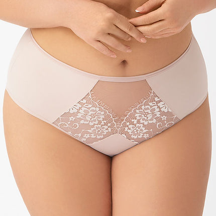 Gorsenia Lingerie Women's Comfort Fit Lace Trim Panties - Soft & Breat