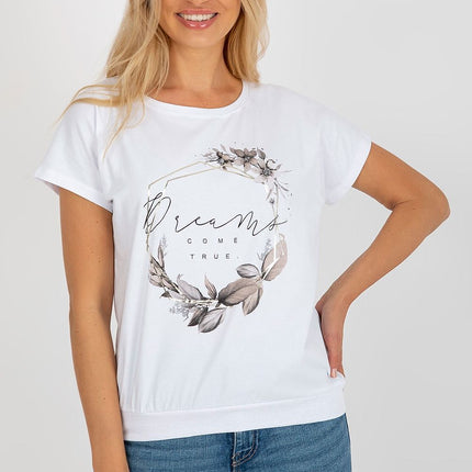 Elegant Parisian Printed Blouse Made In Europe For Women