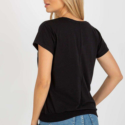 Elegant Parisian Printed Blouse Made In Europe For Women