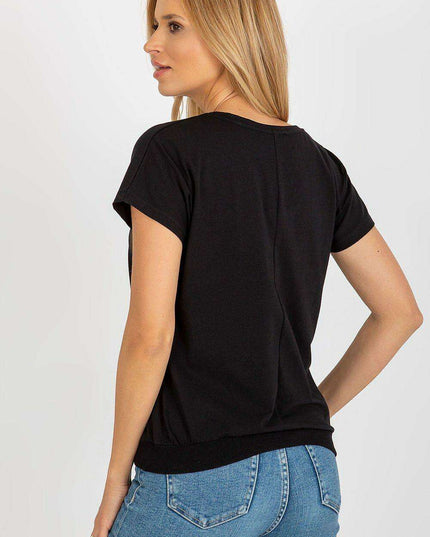 Elegant Parisian Printed Blouse Made In Europe For Women