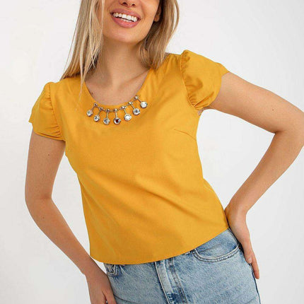 Chic Jeweled Lakerta Top