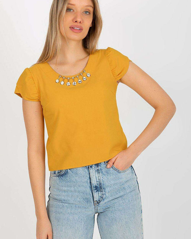 Chic Jeweled Lakerta Top