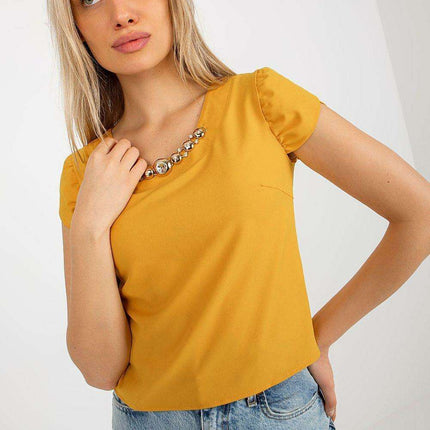 Chic Jeweled Lakerta Top