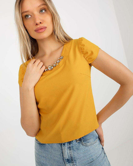 Chic Jeweled Lakerta Top