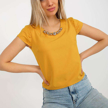 Chic Jeweled Lakerta Top