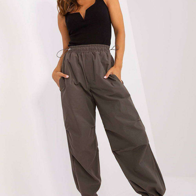 Women's Adjustable Fit Parachute Trousers - Stylish Casual Wear