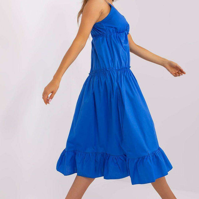 Elegant Ruffled Summer Dress
