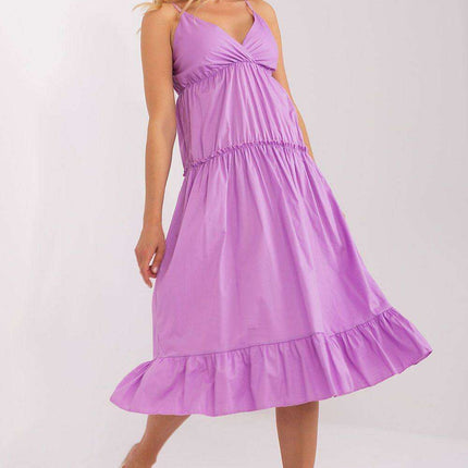 Elegant Ruffled Summer Dress