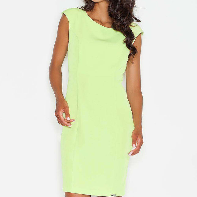 Sophisticated Midi Sheath Dress with Romantic Details