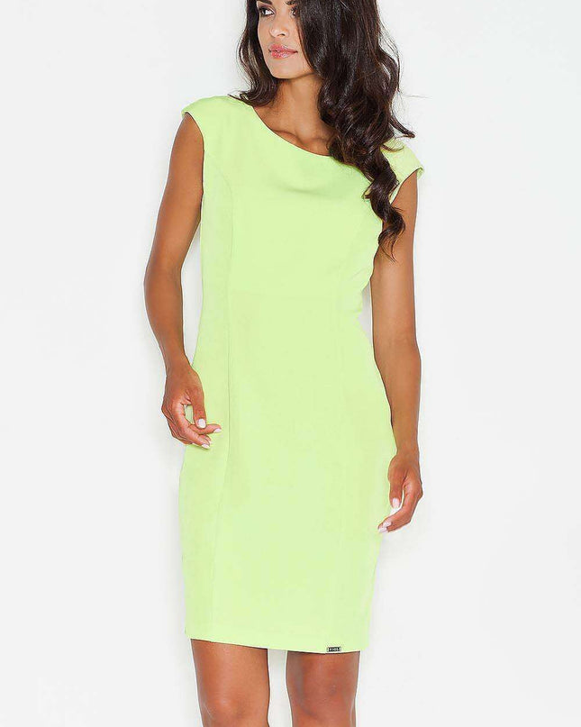 Sophisticated Midi Sheath Dress with Romantic Details