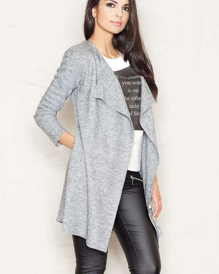 Stylish Women's Woolen Sweatshirt with Shoulder Pads for Comfort and Fashion