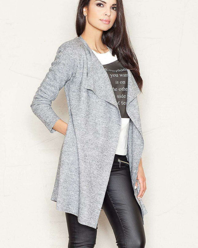 Stylish Women's Woolen Sweatshirt with Shoulder Pads for Comfort and Fashion