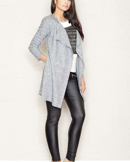 Stylish Women's Woolen Sweatshirt with Shoulder Pads for Comfort and Fashion