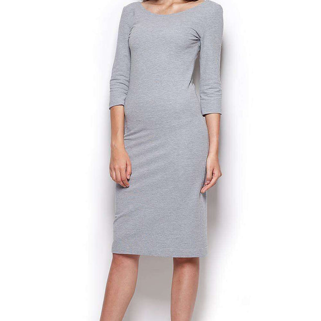 Chic Boat Neck Midi Dress - Effortless Elegance for Any Occasion