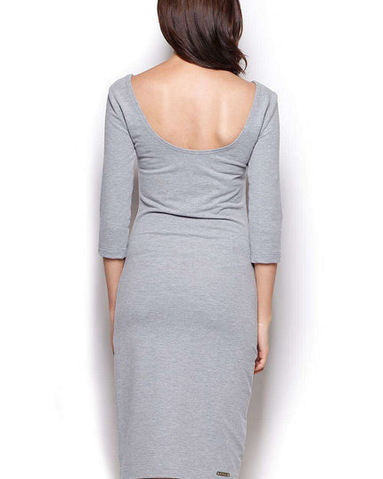 Chic Boat Neck Midi Dress - Effortless Elegance for Any Occasion