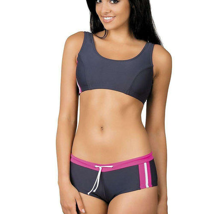 Lorin Stylish Activewear Two-Piece Swim Set - Chic Swimwear for Women