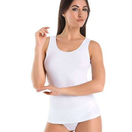 Essential White Cotton Teyli Tee for Women