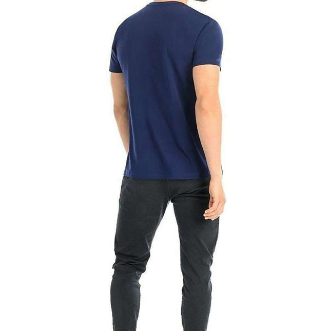 Classic White Cotton Tee for Men with Subtle Logo Detail