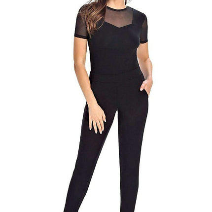 Chic Black Mesh Bodysuit - Stylish Shapewear for Women