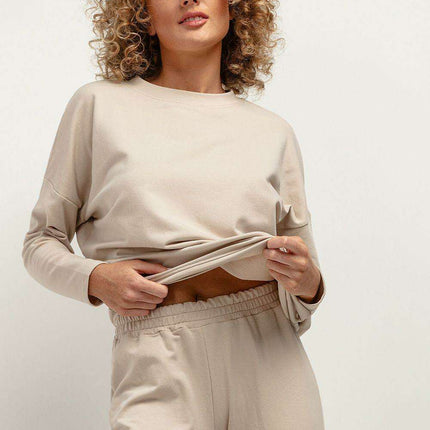 Sophisticated Stand-Up Collar Knit Pullover