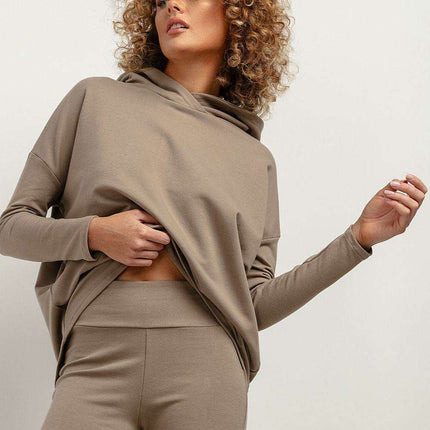 Tessita Chic Knit Hooded Pullover