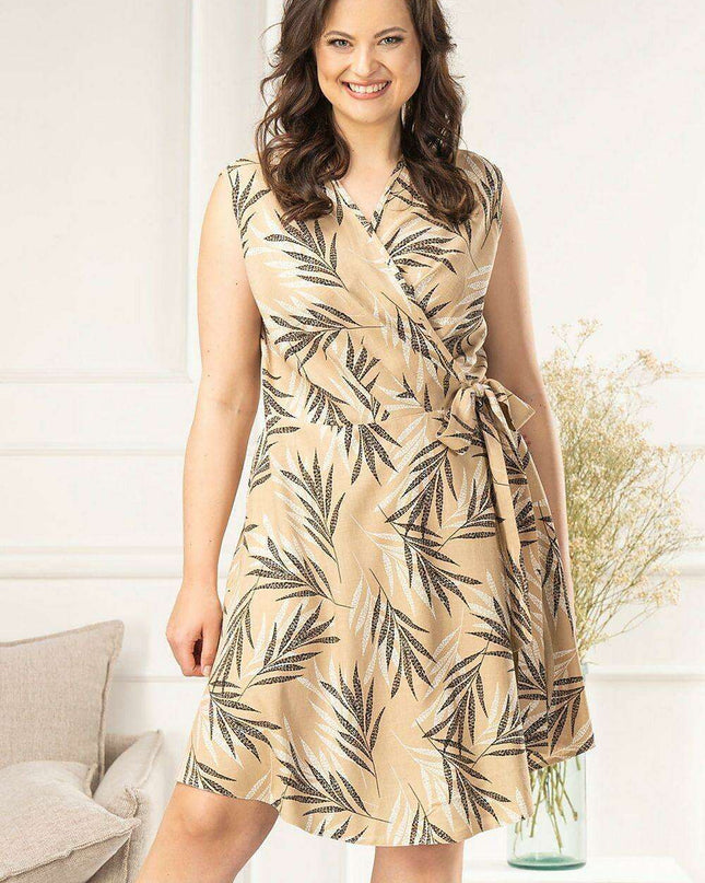 Florentyna Linen Midi Dress - Effortless Summer Chic