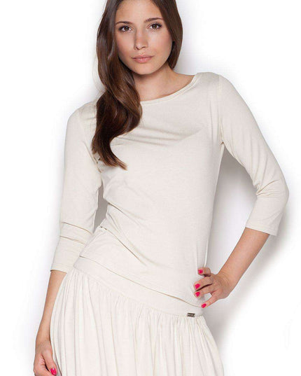 Elegant Boat Neck Top for Timeless Sophistication