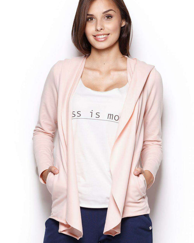 Trendy Hooded Sweatshirt with Asymmetrical Design and Convenient Pockets