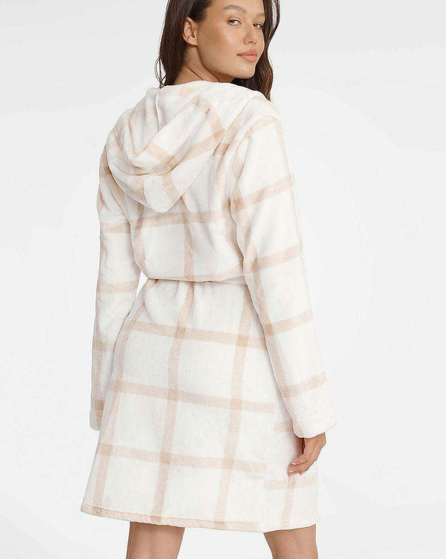 Chic Printed Hooded Robe for Women by Hendersize