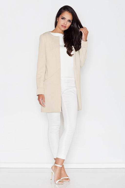 Chic Figl Coat with Flattering Silhouette