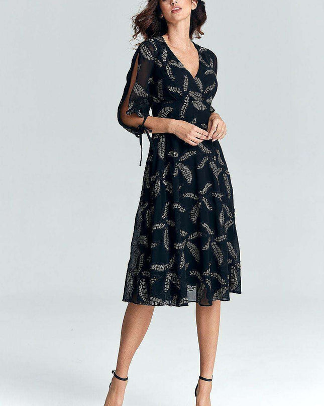 Elegant Embroidered Georgette Daytime Dress